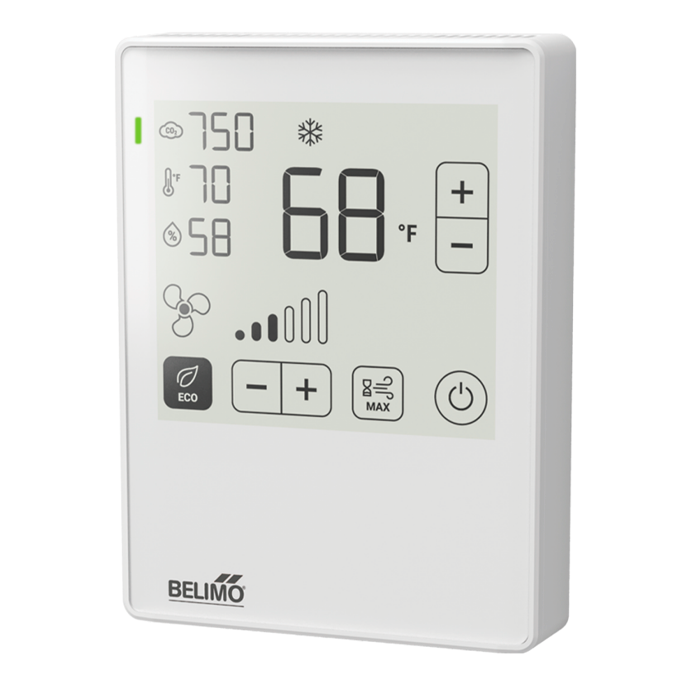 22RTM-5900D | SENSOR DE CO²/UMIDADE/TEMPERATURA PARA AMBIENTE COM DISPLAY